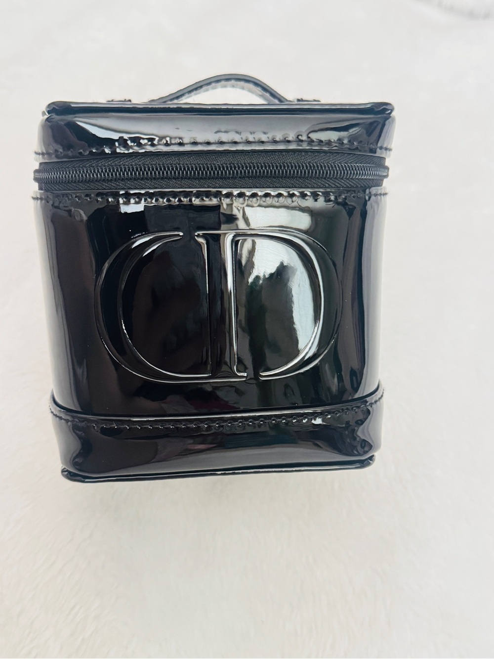 Dior beauty black pouch Travel makeup Case with CD logo
